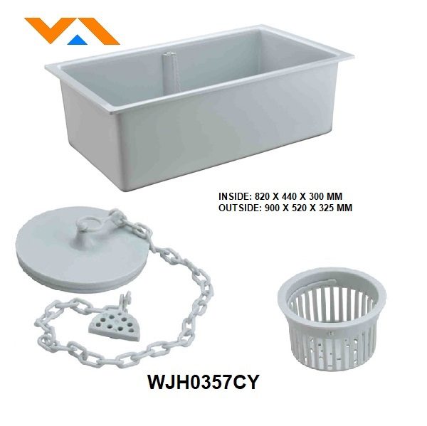 WJH0357CY-lab-fittings-PP-sink-grey