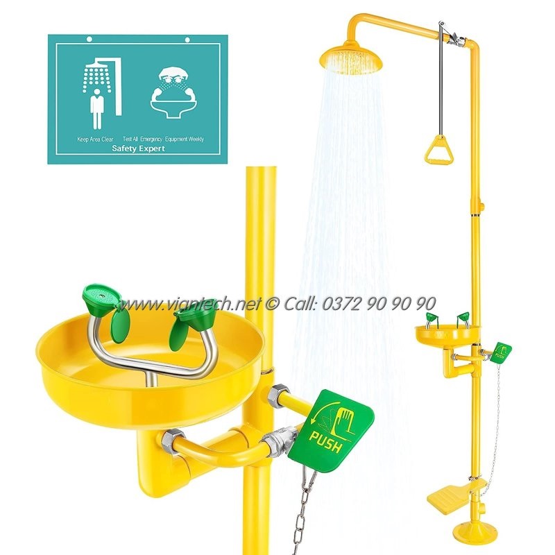 WJH1107Y EYE/FACE WASH AND SHOWER COMBINATION STATION